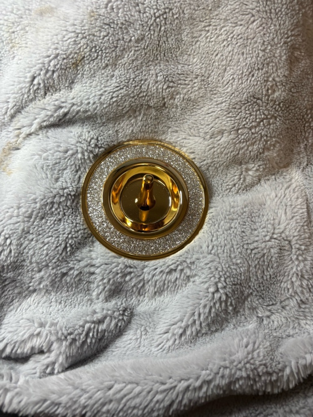 Kate Spade Gold Ring Tray with glitter